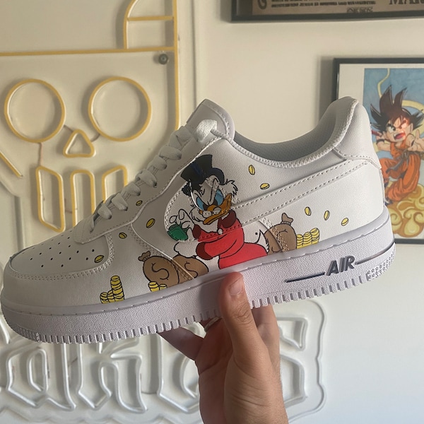 AF1 Nike custom sneakers Scrooge McDuck