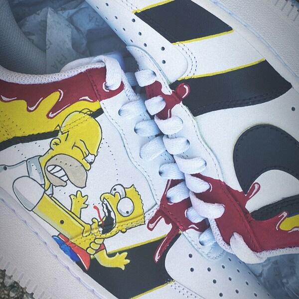 Benutzerdefinierte Simpsons Nike AF1