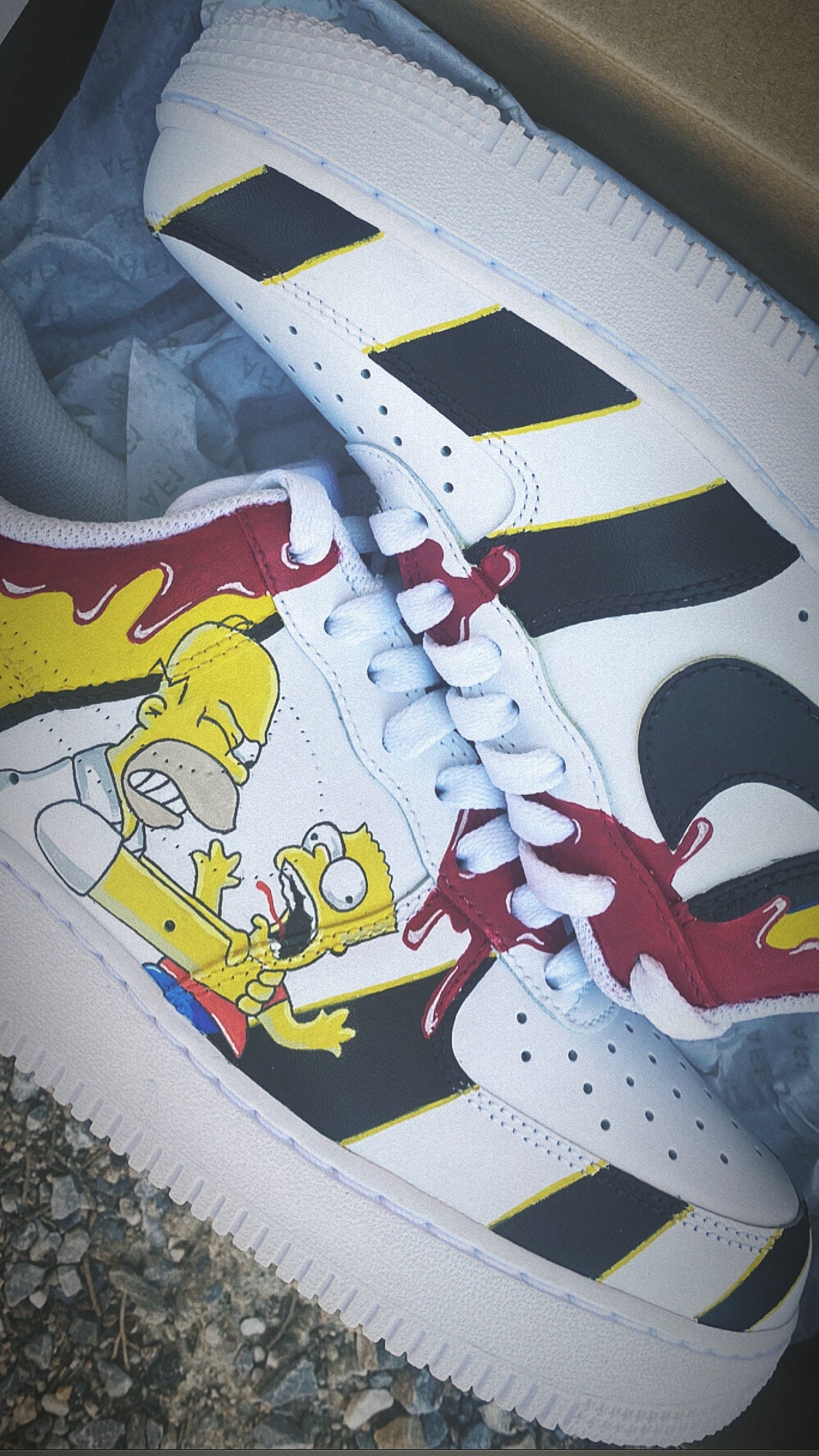 The Simpsons Assassins Nike Air Monarch Custom