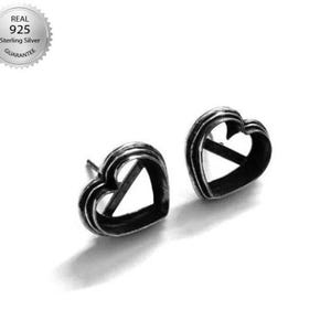 925 Sterling Silver Heart Shape Earring Blank Bezel Setting,4x4MM To 25x25 MM, Blank Earring Base, Earring Bezel Setting, Bezels For Resin,