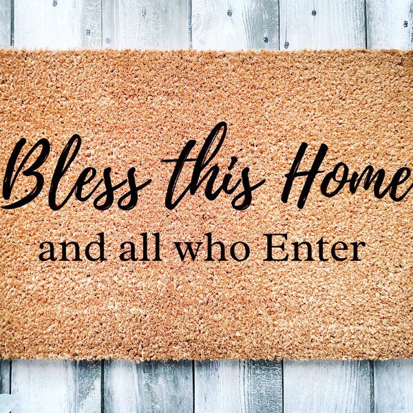 Christian Doormat Etsy