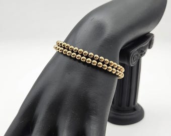 Dainty Pyrite Bracelet: Natural Stone, Healing Crystal Jewelry