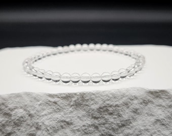Clear Quartz Bracelet: Dainty Natural Crystal Jewelry