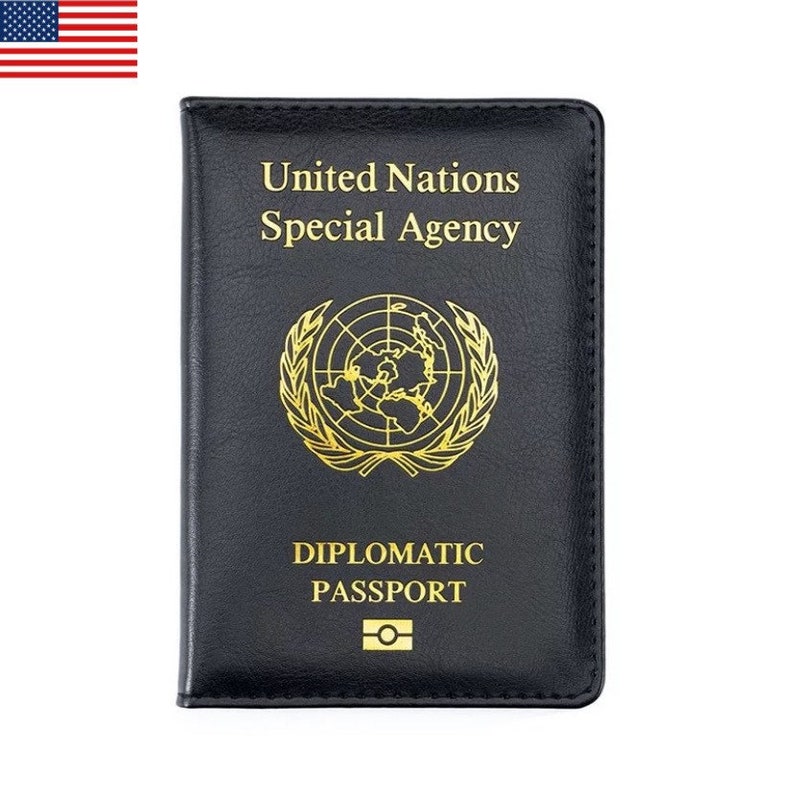 United Nations Special Agency Diplomatic Passport Cover L Etsy