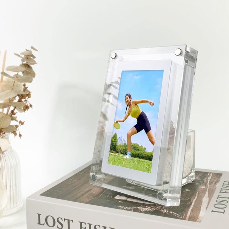Digital Video Frame Acrylic Video Player Digital Photo Frame Etsy