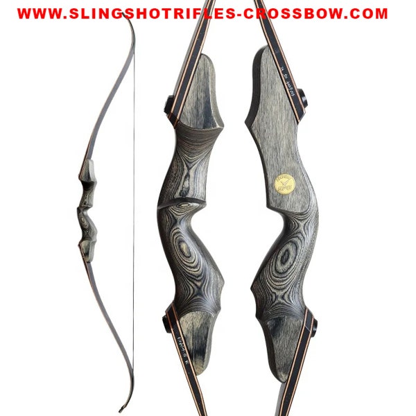 Takedown Recurve Bow Right/Left Hand Wooden Riser Archery Outdoor Traditional Take Down Longbow Hunting Bow and Arrow