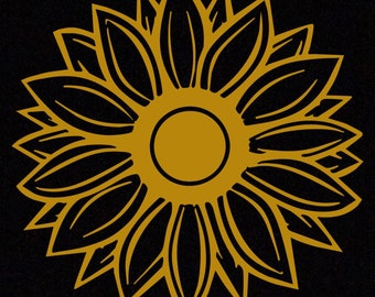 I Will Choose To Find Joy In The Journey Sunflower Sticker