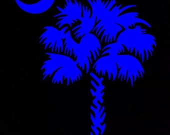 South Carolina Palmetto Tree Car Truck Window 6” Vinyl Decal Sticker