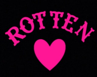 rotten heart harley quinn suicide squad Window decal car truck vinyl sticker joker birds of prey