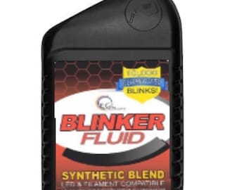 Blinker Fluid Decal , Jdm Funny Gag Joke Car Truck Van Motorcycle ,