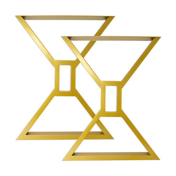 Gold Metal Table Legs Industrial Steel Table Legs Metal Etsy UK