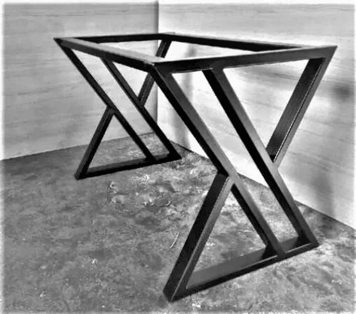 Metal Dining Table Legs Metal Table Legs Metal Kitchen Table Etsy