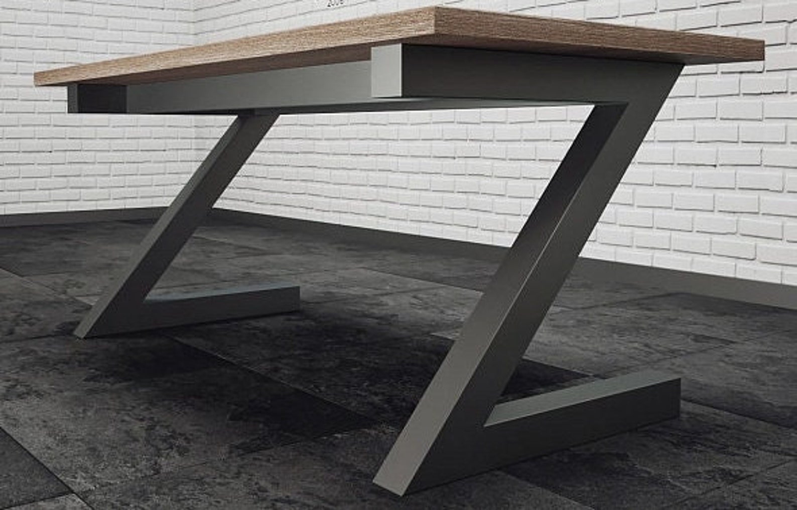 Z Shaped Metal Table Legs Z Shaped Metal Table Legs for Desk Etsy UK