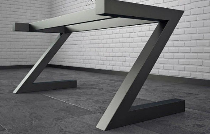Z Shaped Metal Table Legs Z Shaped Metal Table Legs for Desk Etsy UK