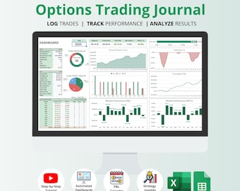 Options Trading Journal Spreadsheet (Excel + Google Sheets)
