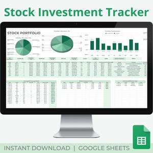 Stock Investment Portfolio Tracker | Google Sheets