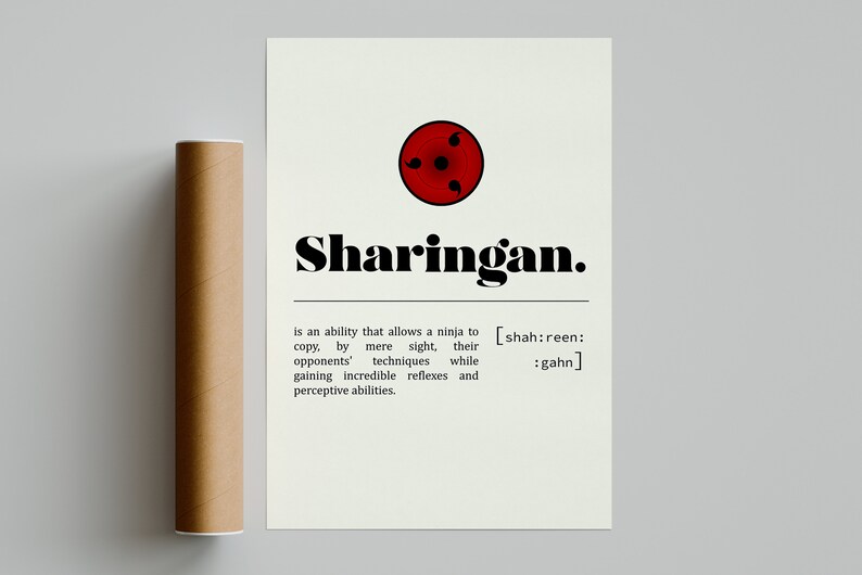 Sharingan Definition Poster Definition Print Anime Print Sharingan Definition Poster Definition Print Anime Print