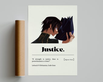Code Geass Poster Etsy
