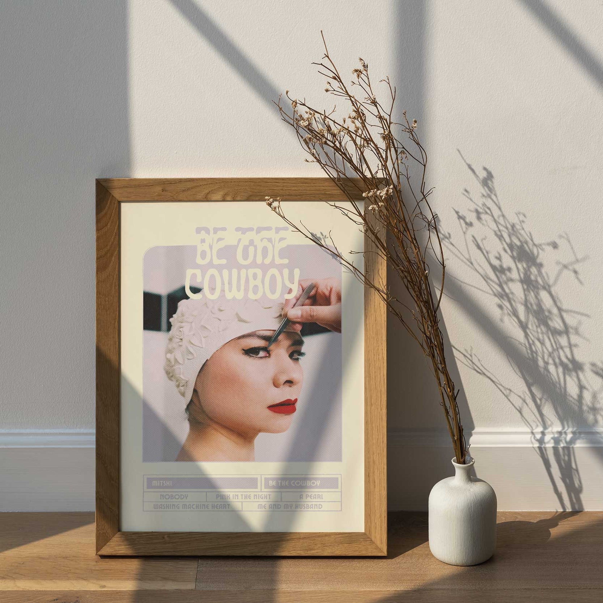 Discover Be the Cowboy / Mitski / Music Inspired Album Vintage Poster Print / Music Poster / Wall Decor / Home Decor / 18x24in