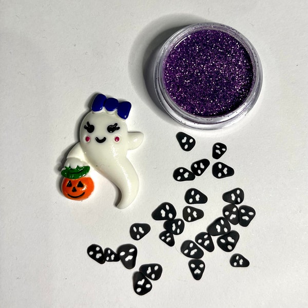 Cute Halloween Slime Charms Packs Ornament or Scrapbook DIY Crafts