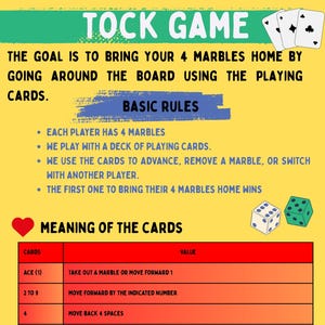 Affiche Règles de jeu de cartes – Format A4 (FR + EN) | Téléchargement numérique | Version personnalisable