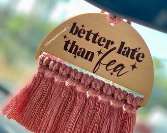 Mirror hanging Car charm-Spanglish versions