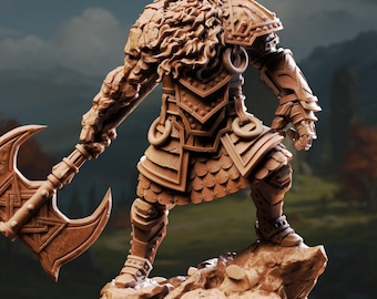 D&D Norse Fire Giant | Model RPG | Surtrson - Fire Jötunn autorstwa DM Stash