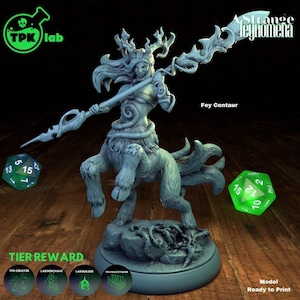Centauro femenino de D&D / Modelo de rol / Por TPK LAB