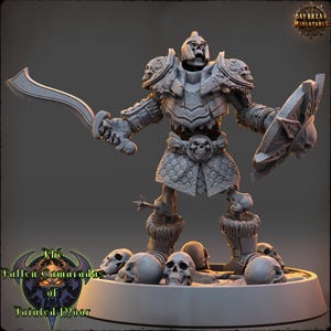 D&D Undead Skeleton Soldier | RPG Model | Corpse-Lord Varnorsk | by Daybreak Miniatures