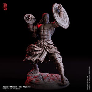 D&D Sun Soul Monk using Ki | RPG Model | Arcane Master - The Abjurer by Flesh Of Gods