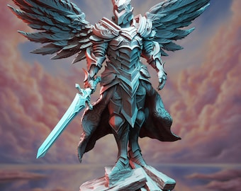 D&D Heavy Armor Angel Knight | RPG Model | Syelros - the Ender
