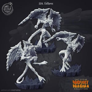 D&D Fallen Demons | RPG Model | Kafteros | by Cast n Play