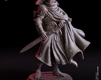 D&D Kriegsgeschmiedeter Paladin Verteidiger | Rollenspielmodell | Animus, der geschmiedete Paladin von Flesh Of Gods