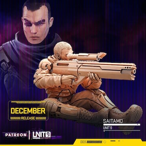 Cyberpunk Street Samurai Sniper | RPG Model | Saitamo by Unit9