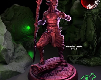 D&D Satyr Druid / Sorcerer | RPG Model | Corneleo By TPK LAB