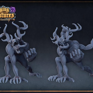 D&D Wendigo  | RPG Model | Wendigo by Roleplaying + Miniatures