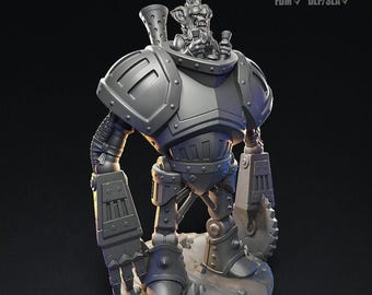 D&D Mecha Goblin Artificer | RPG Model | Mecha Goblin Buzzcrank | by Print'N Paint