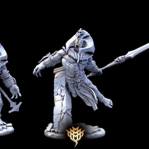 Faraón enfurecido de D&D / Modelo de RPG / Faraón Bruto de Mini Monster Mayhem