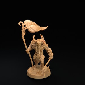 D&D Bugbear Druid | RPG Model | Forestfolk Bannermen | by Dragon Trappers Lodge