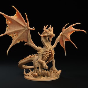 D&D Eldritch Adult Black Dragon | RPG Model | Abyssal Hellkite | by Dragon Trappers Lodge