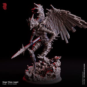 D&D Zonnehemelbewaker / Oorlogsdomein | RPG-model | Belegeringstitaan Engel van Flesh of Gods