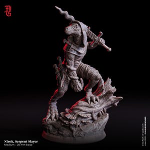 D&D Dragonborn Fighter / Rogue | RPG Model | Nirok, Serpent Slayer by Flesh Of Gods