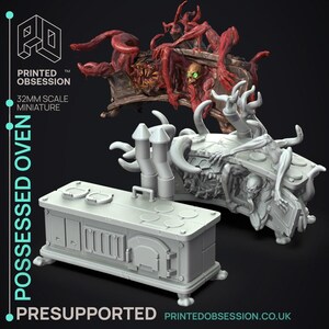 D & D Mimic Ofen | Rollenspielmodell | Besessener Ofen | von Printed Obsession