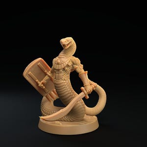 D&D Yuan-ti Warriors / Tsaesci | RPG Model | Rattlers by Dragon Trappers Lodge