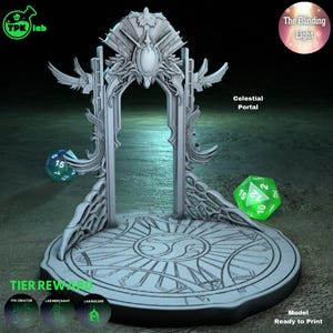 D&D Celestial Portal Scenery | RPG Model | Celestial Portal By TPK LAB
