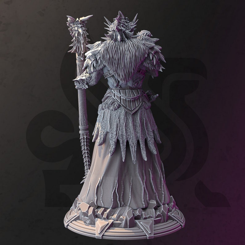 D&D Dragonborn Sorcerer / Wizard RPG Model Artizak the - Etsy
