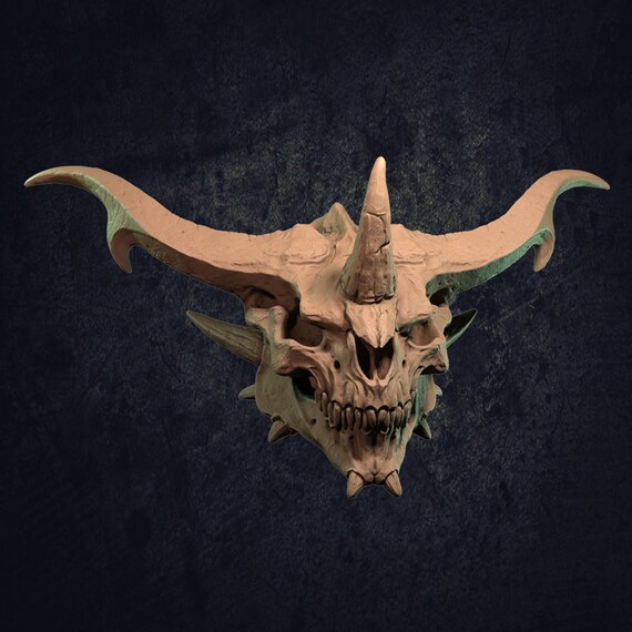 D&D Dragon Skull Terrain RPG Model by Dragon Trappers Lodge - Etsy UK