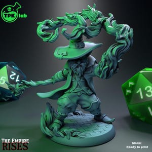 D&D Gnome Sorcerer / Warlock / Modello RPG / Zigmoon di TPK LAB