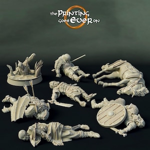 D&D Corpses Scenery | RPG Model | Corpses by The Printing Goes Ever On