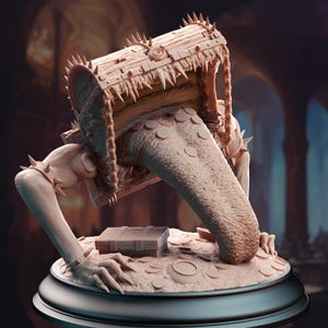 D&D Treasure Chest Mimic | RPG Model | Treasure Mimic | by DM Stash